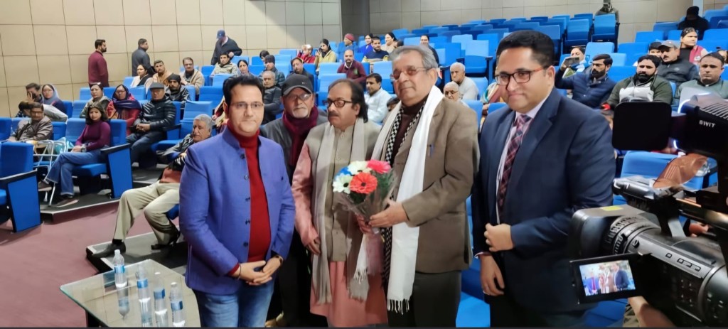 Formal recognition ceremony with distinguished guests